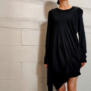 NWT JNBY Asymmetric Long-sleeve Dress